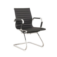 Imperial - poltrona da attesa in pu e metallo