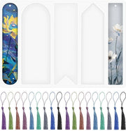Set di 5 modelli per segnalibro in resina epoxy - Kit di modellazione per DIY - Incluso 20 pennelli - Adatto per principianti - Modello per segnalibro

Specifiche tecniche:
- Incluso 20 pennelli
- Adatto per principianti
- Modello per segnalibro