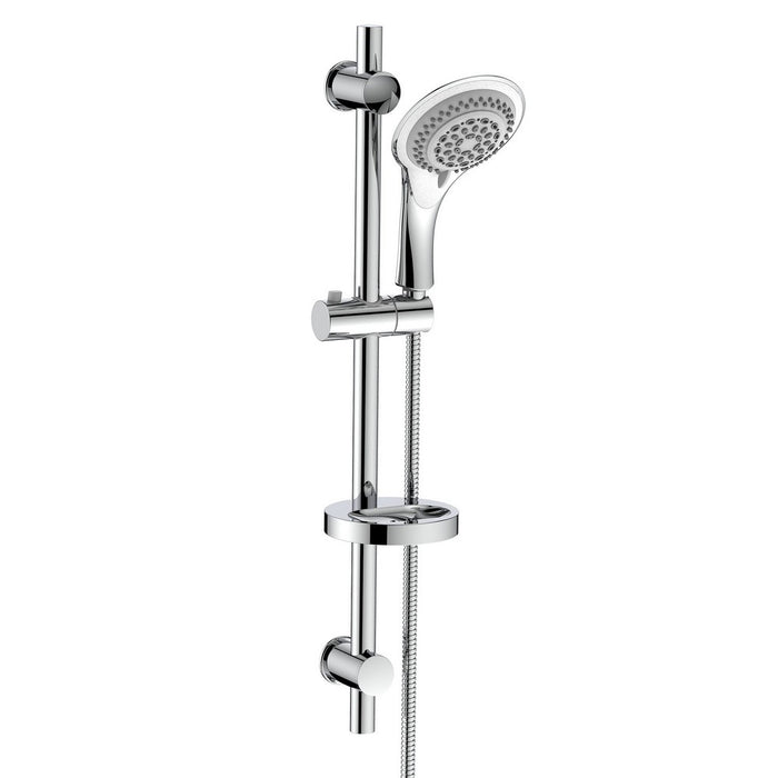 Saliscendi Ginepro cromato con 2 supporti regolabili