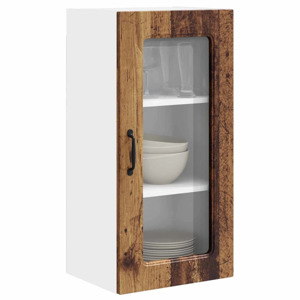 Mobile da cucina con lo scaffale-Armadio da cucina Legno vecchio 40 x 31 x 80 cm 381610