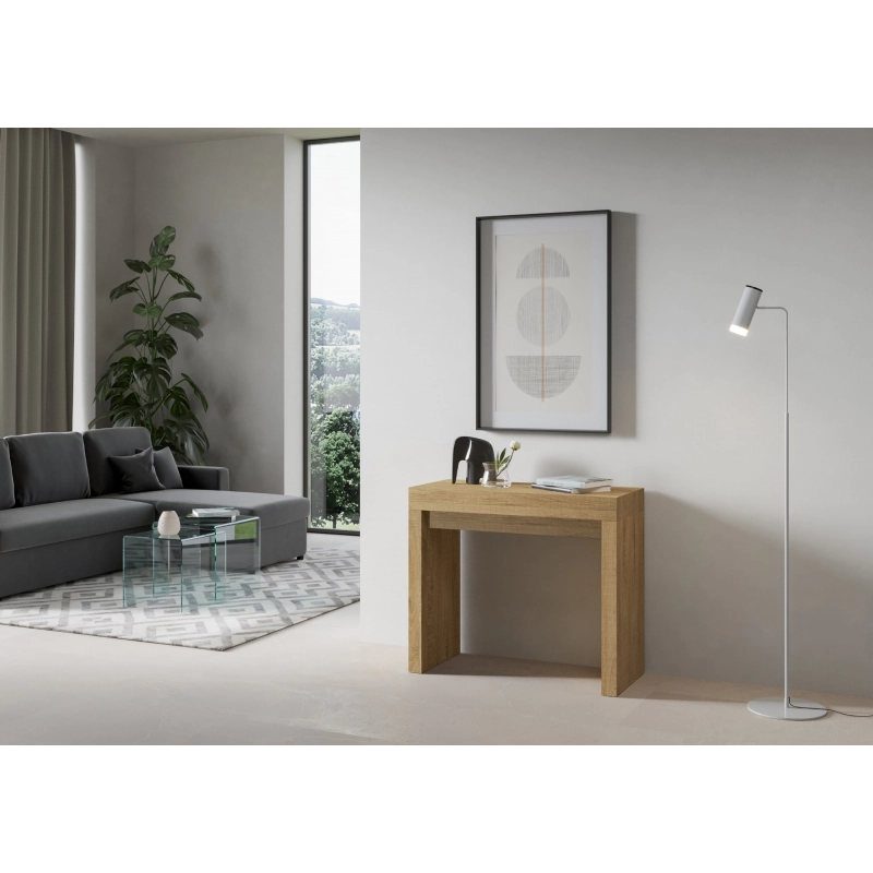 Consolle allungabile 90x40/196 cm Roxell Small - Quercia Natura