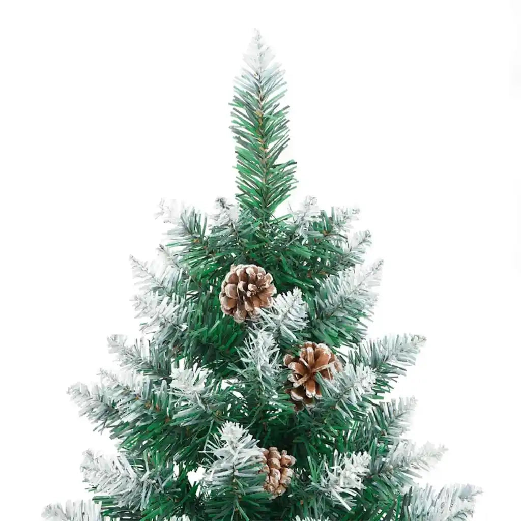 Albero di Natale | Decorazioni natalizie snodato con 300 LED con supporto Verde 180 cm