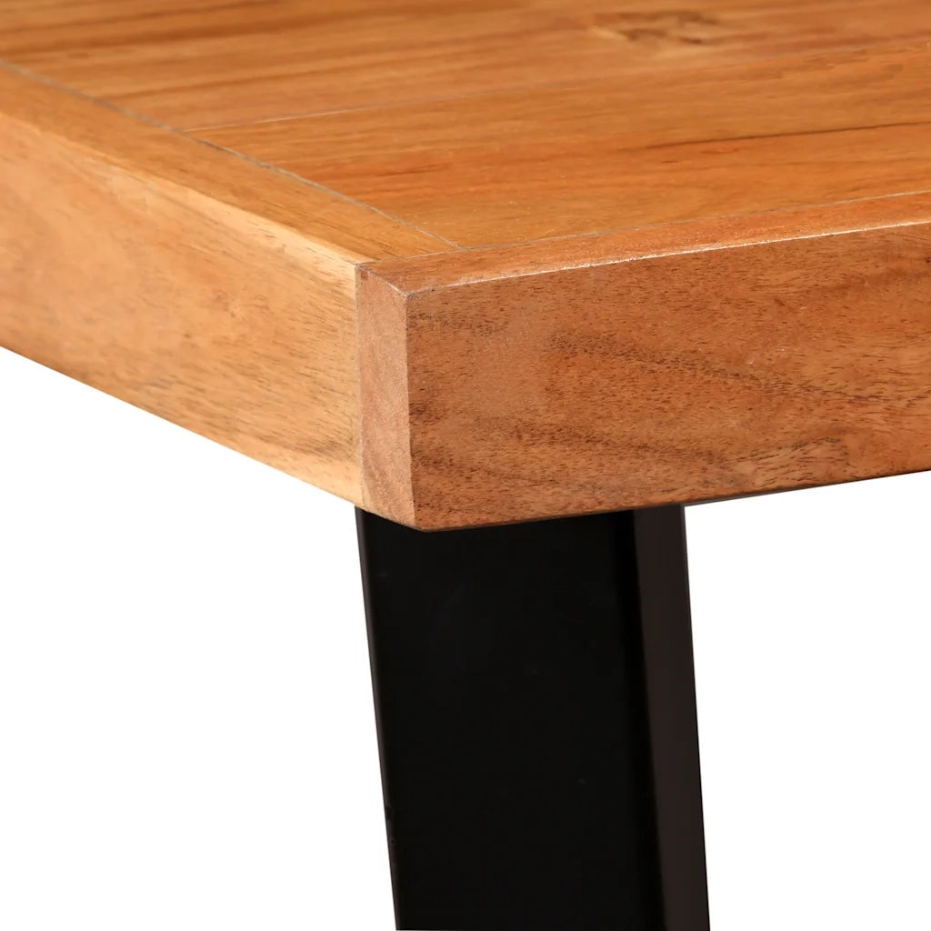 Tavolino da Bar in Legno Massello di Acacia 60x60x107 cm cod mxl 15482