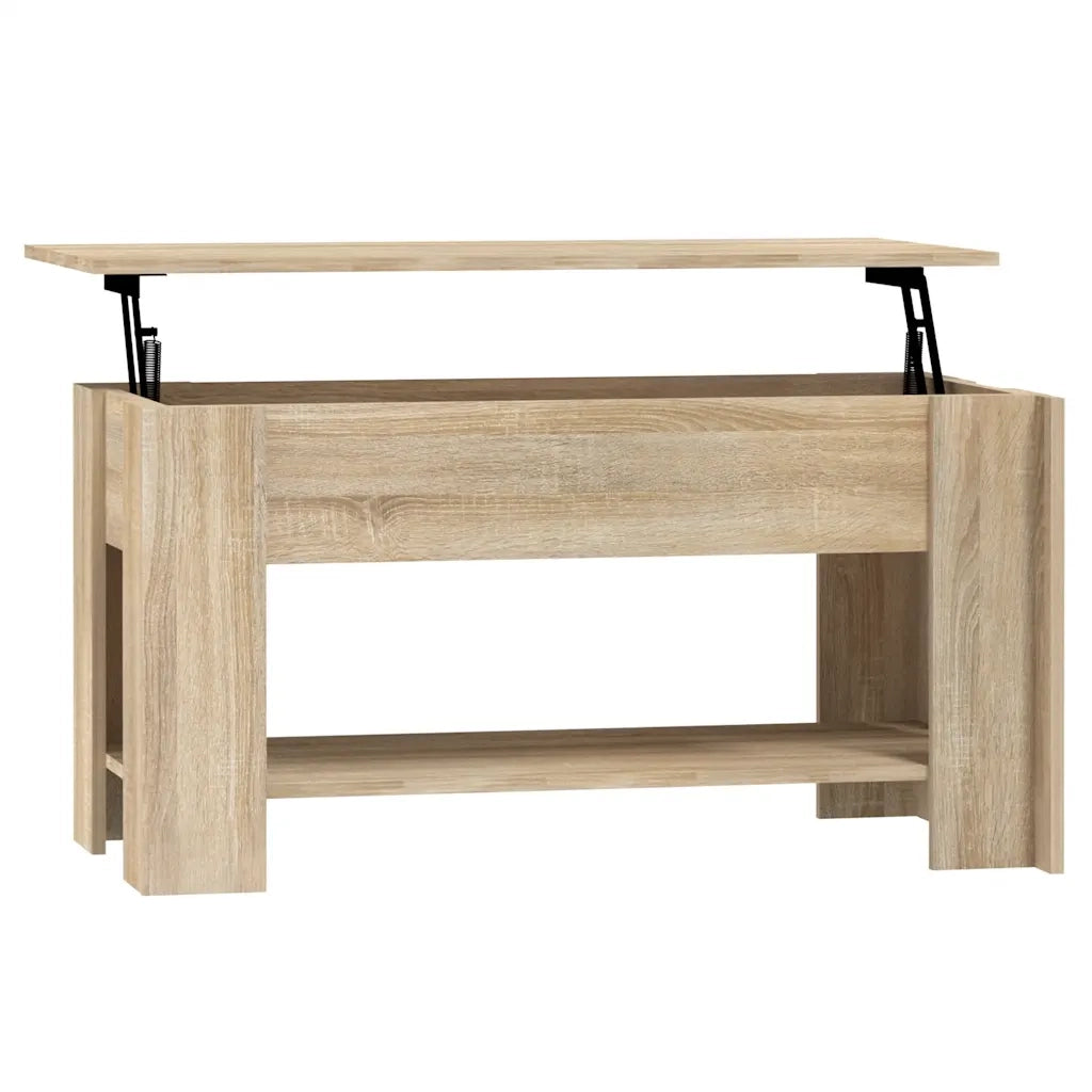 Tavolino da Salotto Rovere Sonoma 101x49x52cm Legno Multistrato 809704