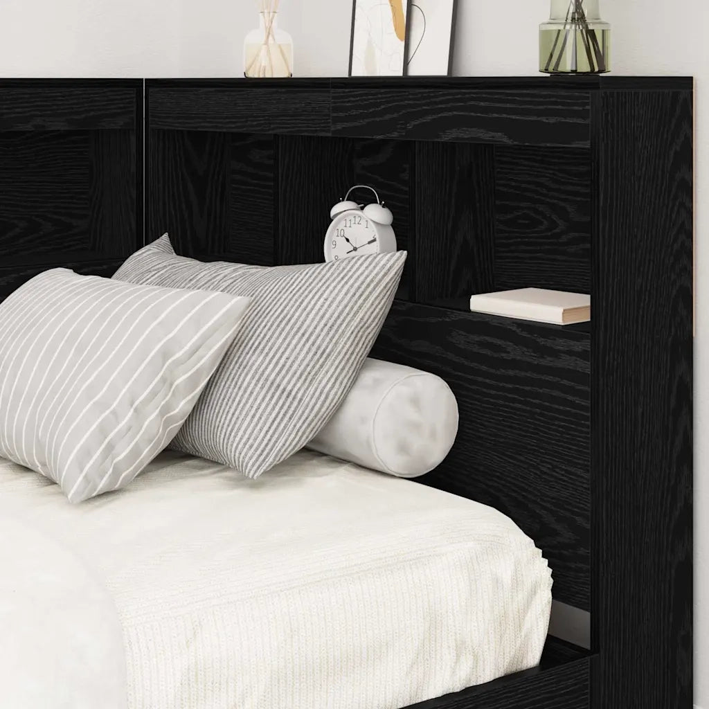Testata contenitore Rovere Nero 100 cm Legno multistrato 3335462