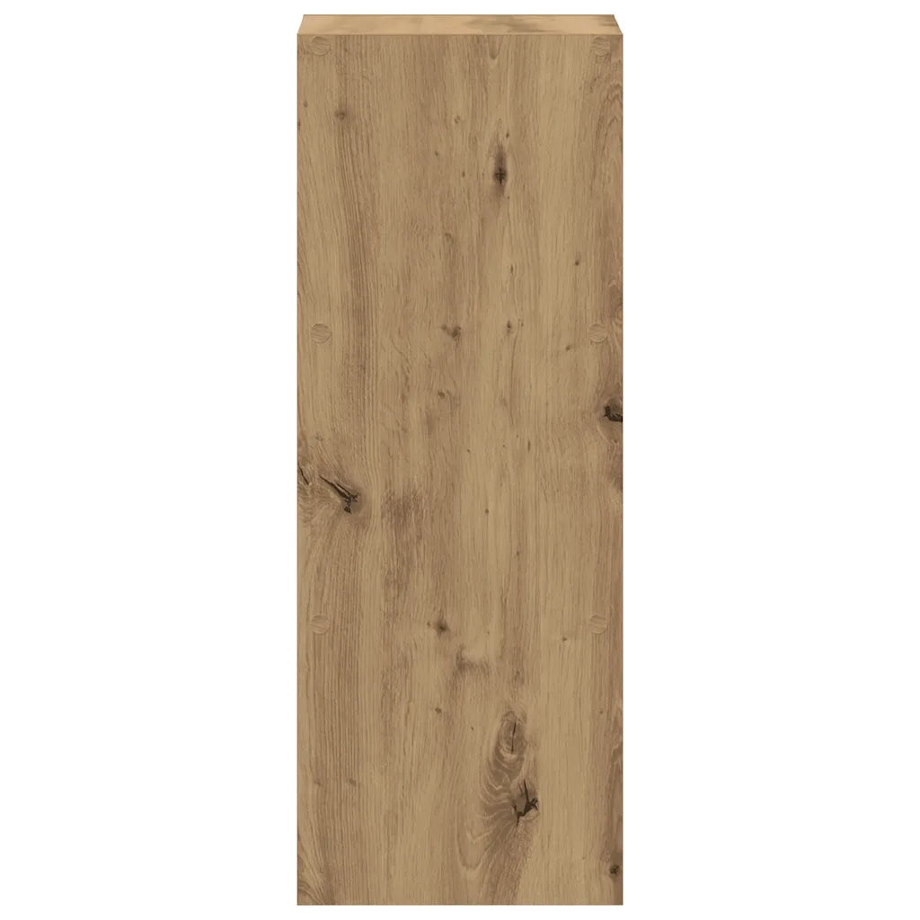 vidaXL Libreria Impilabili Rovere Artigianale 30x30x80 cm Truciolato