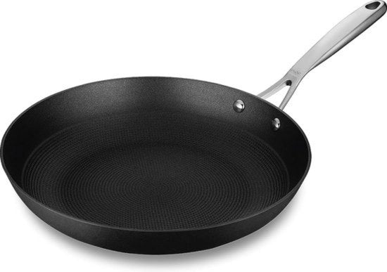 Piatto da cottura in acciaio inossidabile con manico, leggero | Adatto a tutti i tipi di forni | In acciaio inossidabile | Nero | Senza coperchio | Ø 20 cm, 0,8 litri (per una persona)