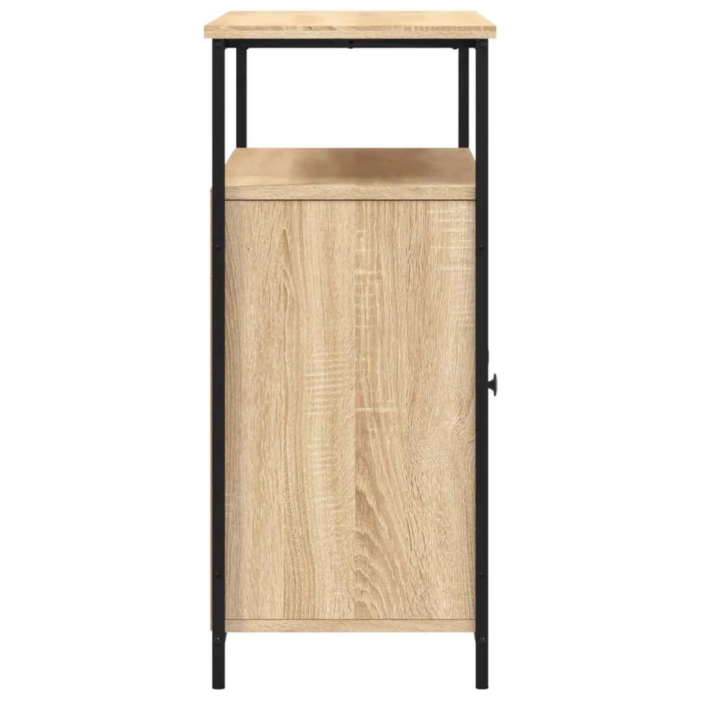 Buffet credenza cassettiera armadio mobile contenitore organizer cucina soggiorno rovere Sonoma 100 x 35 x 80 cm legno ingegnerizzato marrone 02_0031461