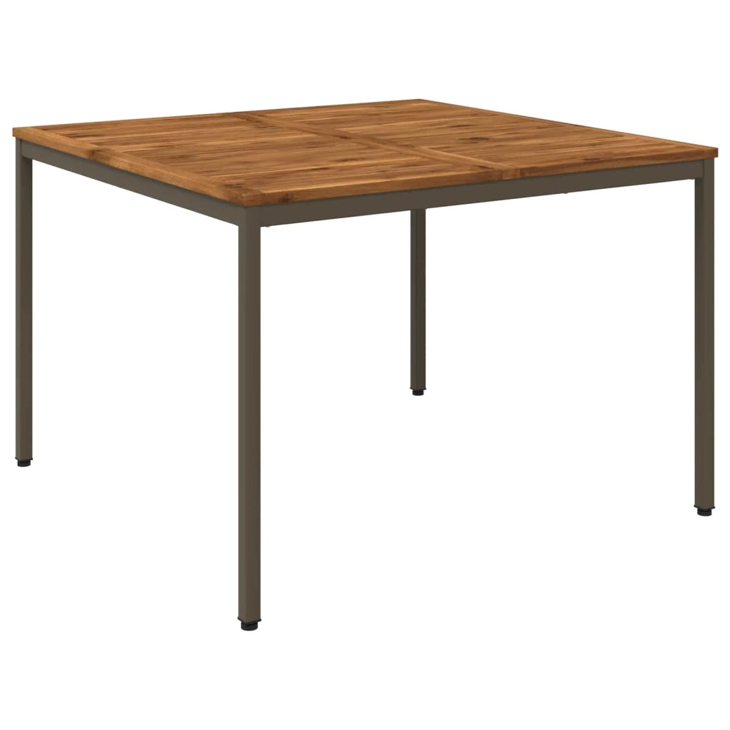 Tavolo da cena da giardino Naturale e Caffè 110 x 108,5 x 75 cm 901318