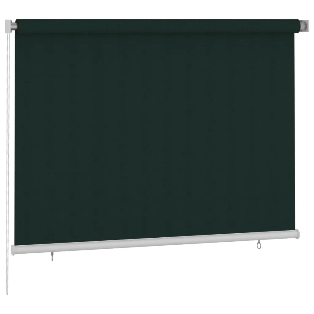 Tenda a Rullo per Esterni 205(L)x140(A) cm Verde scuro HDPE 312816