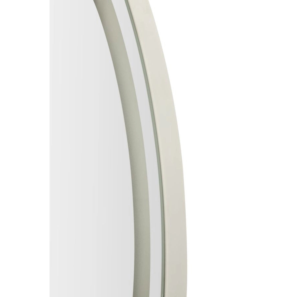 Specchio da terra ad arco con cornice illuminata a LED 77x177 cm