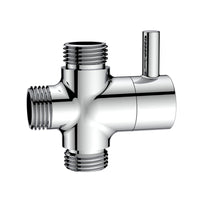 Deviatore con leva in ottone m1/2"-m1/2"-m1/2"