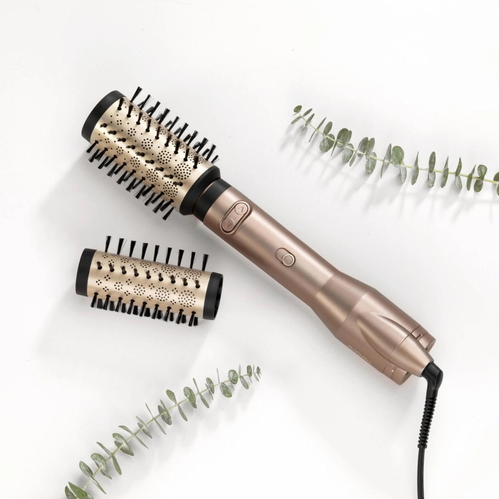 BaByliss Big Hair Dual - Gold Edition Spazzola ad aria calda Caldo Oro 650 W 2,5 m