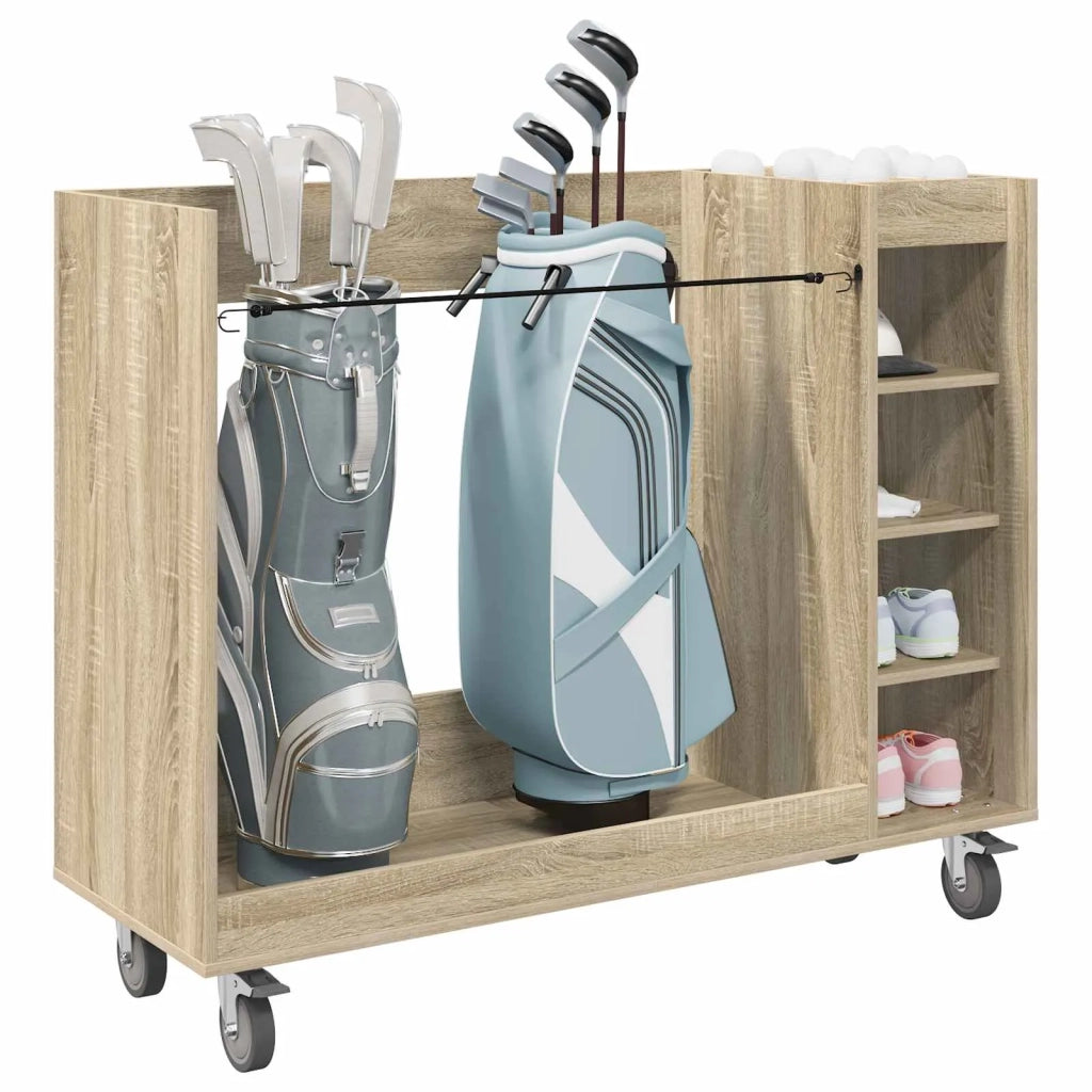 Armadio per Golf con ruota Rovere Sonoma 120 x 45 x 98 cm