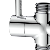 Deviatore con leva in ottone m1/2"-m1/2"-m1/2"