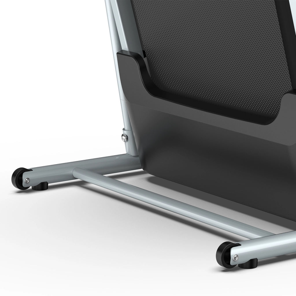 Tapis Roulant Pieghevole 2,5 HP Nero Grigio con Inclinazione, Display LED e Portata 120 kg
