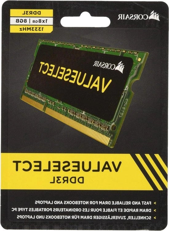 8GB DDR3 RAM 1333MHz 1x 8GB CL9 CMSO8GX3M1C1333C9 memoria di lavoro