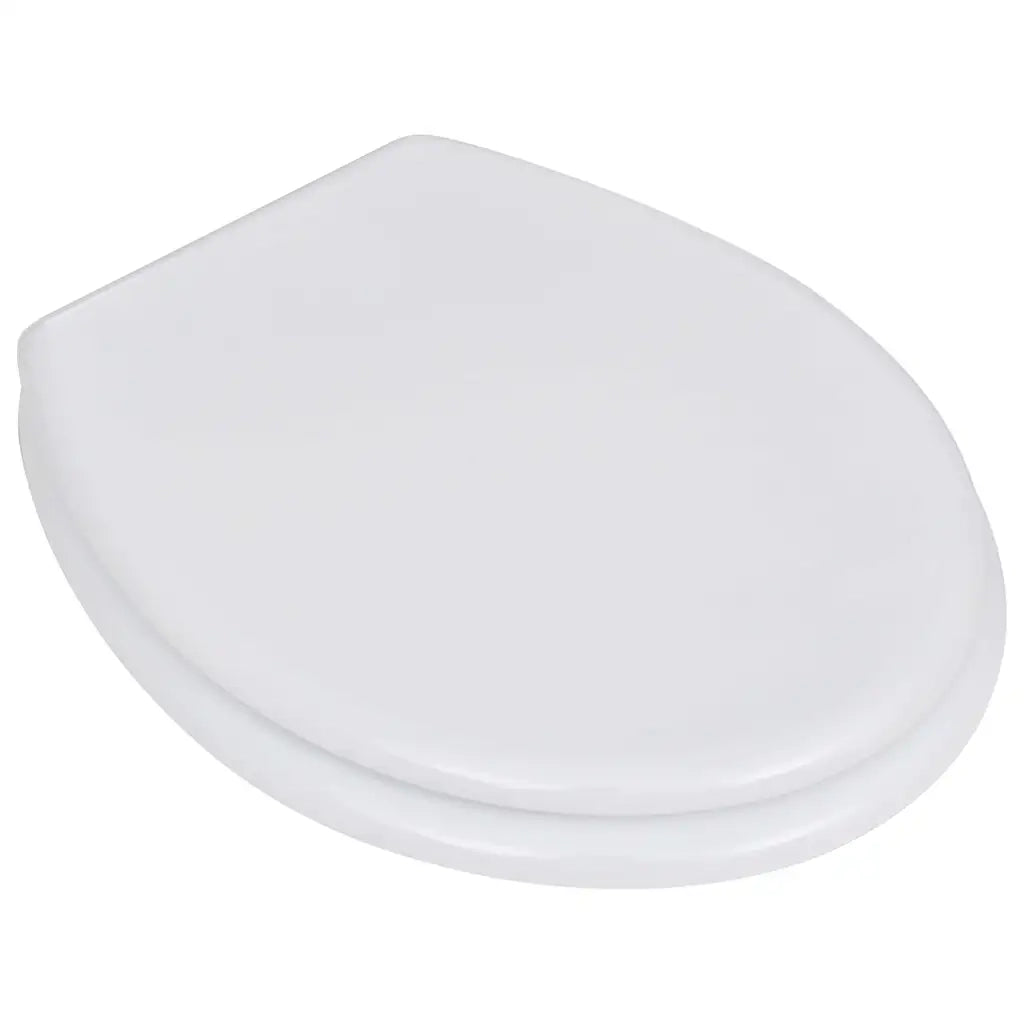 Tavolette WC con Coperchi 2 pz in MDF Bianche CFW2748270