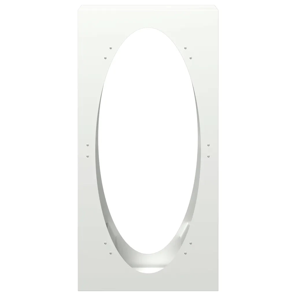 Rastrelliera per Legna da Ardere Bianca 50x23x100 cm CFW2979712