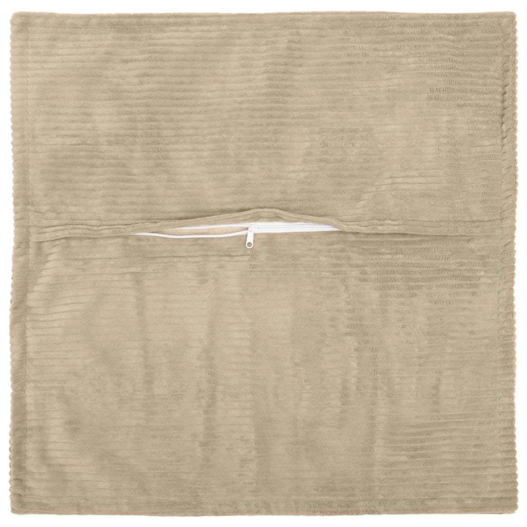 Federa 2 pz HOUTEN Tortora 55 x 55 cm corduroy 920437