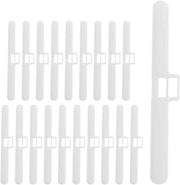 Supporti Louvre a doppio foro per lamelle - 20 pezzi - 89mm - per tende a veneziane verticali - Accessori per tende a veneziane verticali