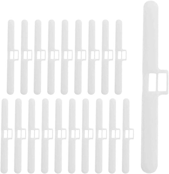 Supporti Louvre a doppio foro per lamelle - 20 pezzi - 89mm - per tende a veneziane verticali - Accessori per tende a veneziane verticali