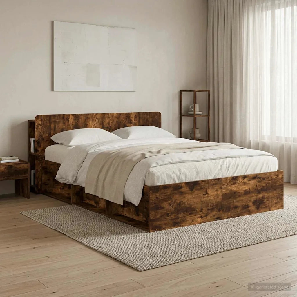 Testata del letto Rovere Fumo Legno ingegnerizzato 8001224