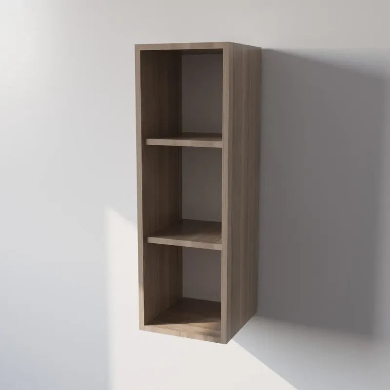 Pensile Cucina  in Legno Nobilitato Olmo Mobile Alto con 1 Anta, Pensile Componibile Moderno Made in Italy (H90XL30XP33cm)