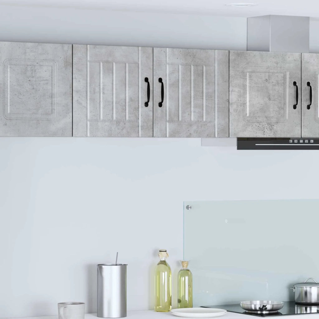 Armadietto a muro LUCCA 2 pcs Grigio Cemento 40 x 31 x 40 cm
