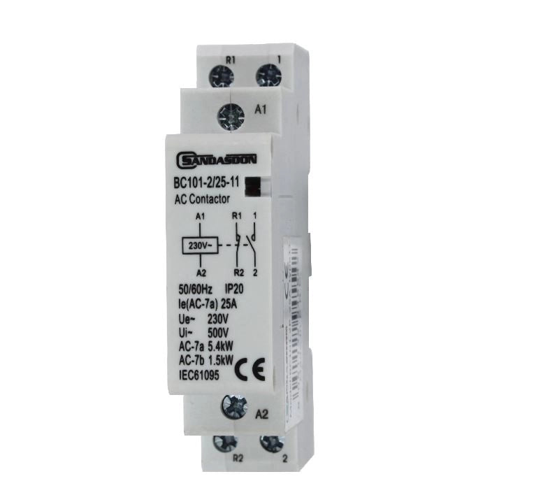 Contattori di sicurezza Rele' 230V 2P/25-11A 1M
