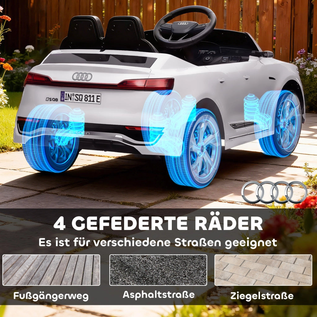 Auto Bambini Elettrica Audi Q8 12V ¨C Minimal ¨C Bianco