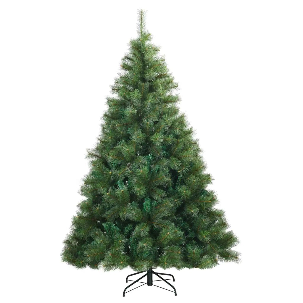 Albero di Natale artificiale con 300 LED Verde 210 cm PE e PVC 3397795