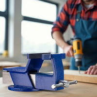 Morsa da banco fissa, ganasce 125 mm, serraggio 80 mm, Morsa da officina