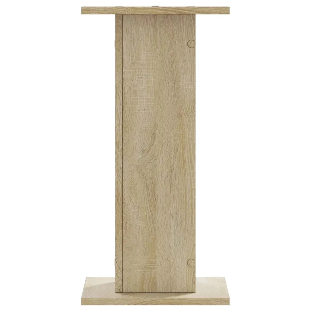 Supporti Altoparlanti 2 pz Rovere 30x30x40 cm in Multistrato CFW3637173