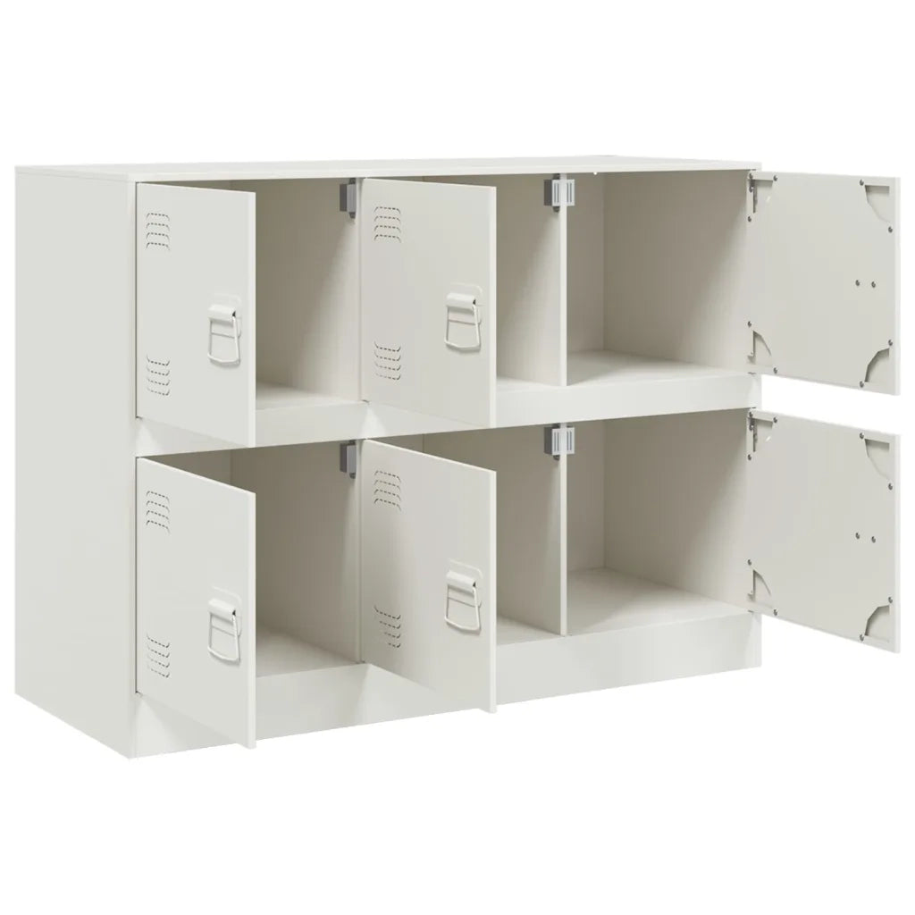Credenza | Madia | Buffet da pranzo | Armadio da pranzo Rosa 99x39x73 cm in Acciaio