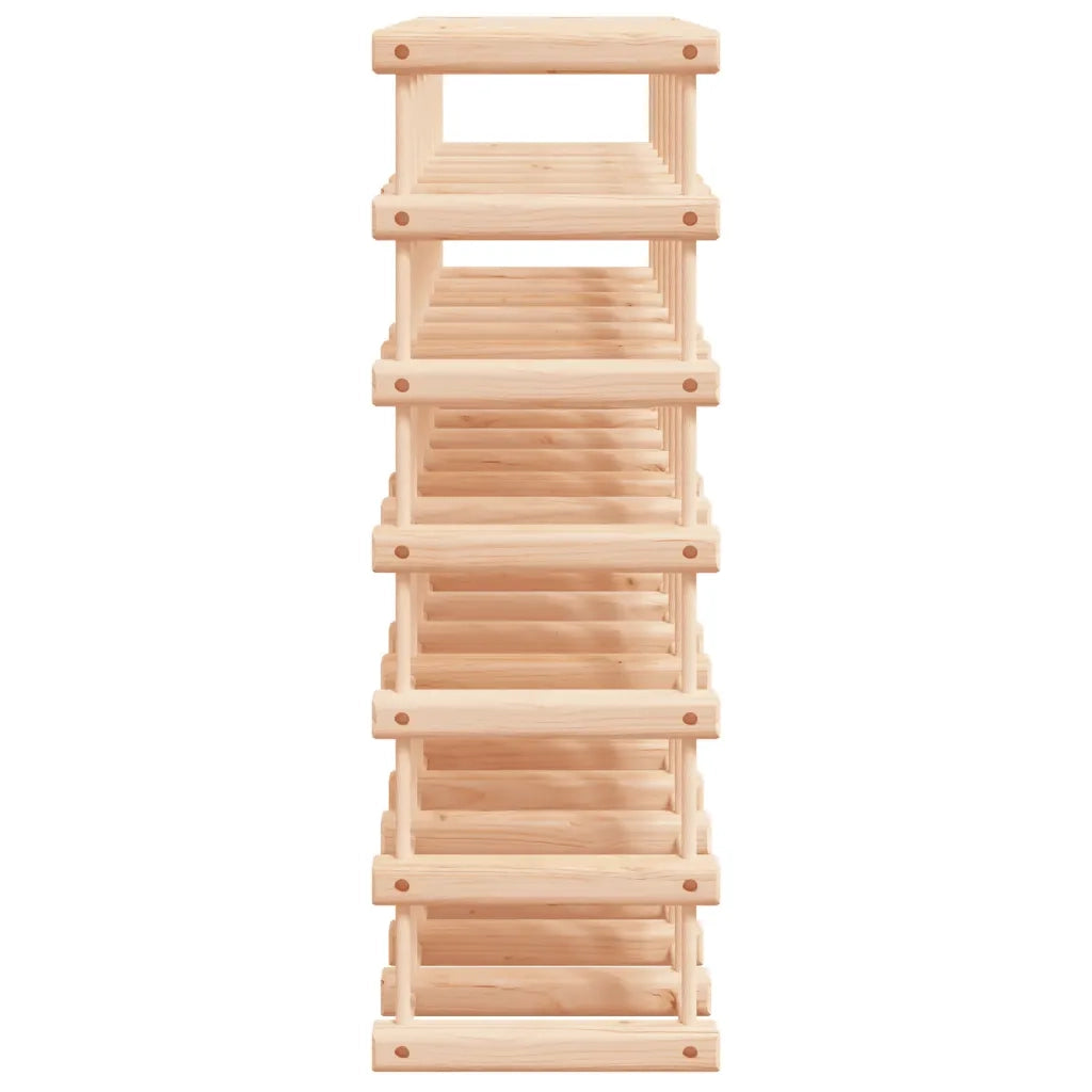 Portabottiglie Vino 42 Bottiglie 68,5x23x68,5 cm Massello Pino 353752