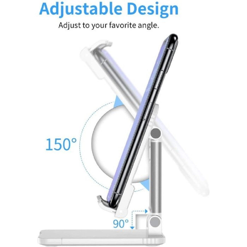 Trade Shop - Supporto Portacellulare Universale Regolabile Per Tablet Telefono Tavolo Q-zj304 -