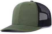 Cappello da Baseball per Uomo - Cappello da Baseball per Uomo Respirante - Cappello da Baseball per Uomo e Donna - Verde Oliastro e Nero