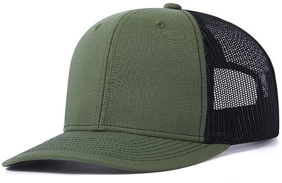 Cappello da Baseball per Uomo - Cappello da Baseball per Uomo Respirante - Cappello da Baseball per Uomo e Donna - Verde Oliastro e Nero