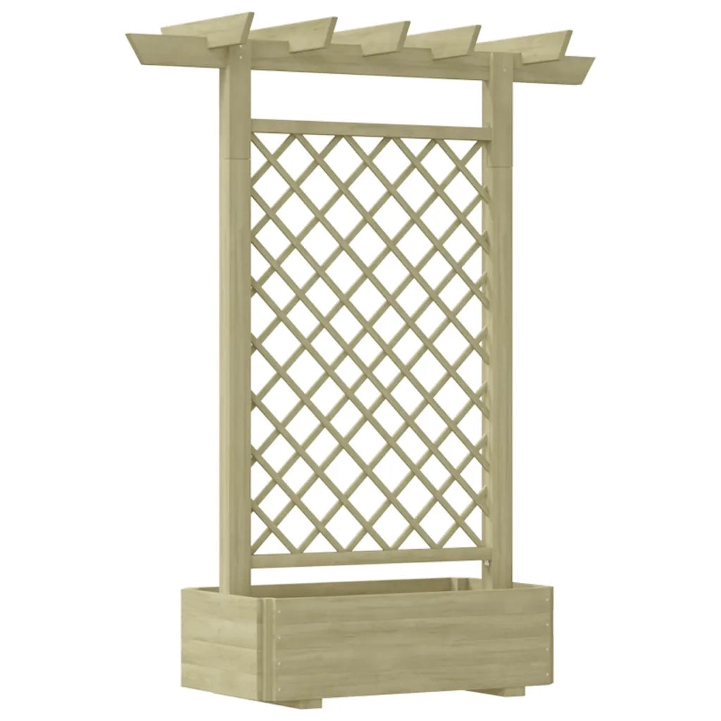 Fioriera con Pergolato da Giardino 162x56x204 cm in Legnocod mxl 121012