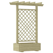 Fioriera con Pergolato da Giardino 162x56x204 cm in Legnocod mxl 121012