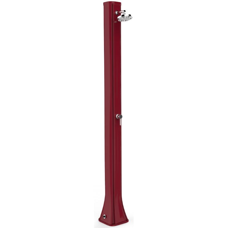 Doccia Solare Big Happy Five 40 Litri In Polietilene Colore Rossa Cv-F600/3027