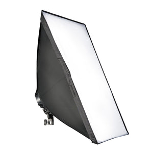 Set Softbox 50x70cm con 4 LED 35W, inclinazione di 135°, con diffusore, per illuminazione studio fotografico