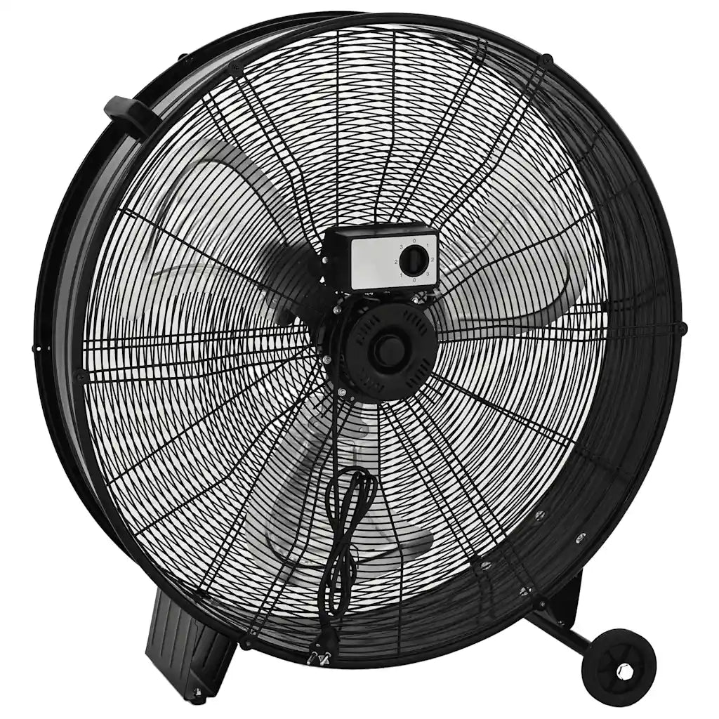 Ventilatore a Tamburo Industriale 77 cm 187,7 W Nero 51454