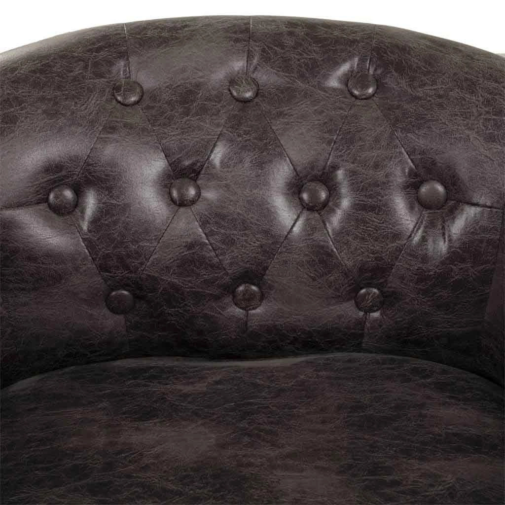 Poltrona in legno imbottita nera 61x61x71h