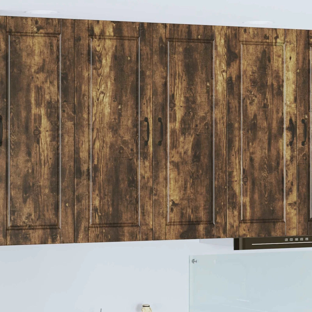 Armadietto a muro PORTO Rovere fumé 80 x 31 x 100 cm