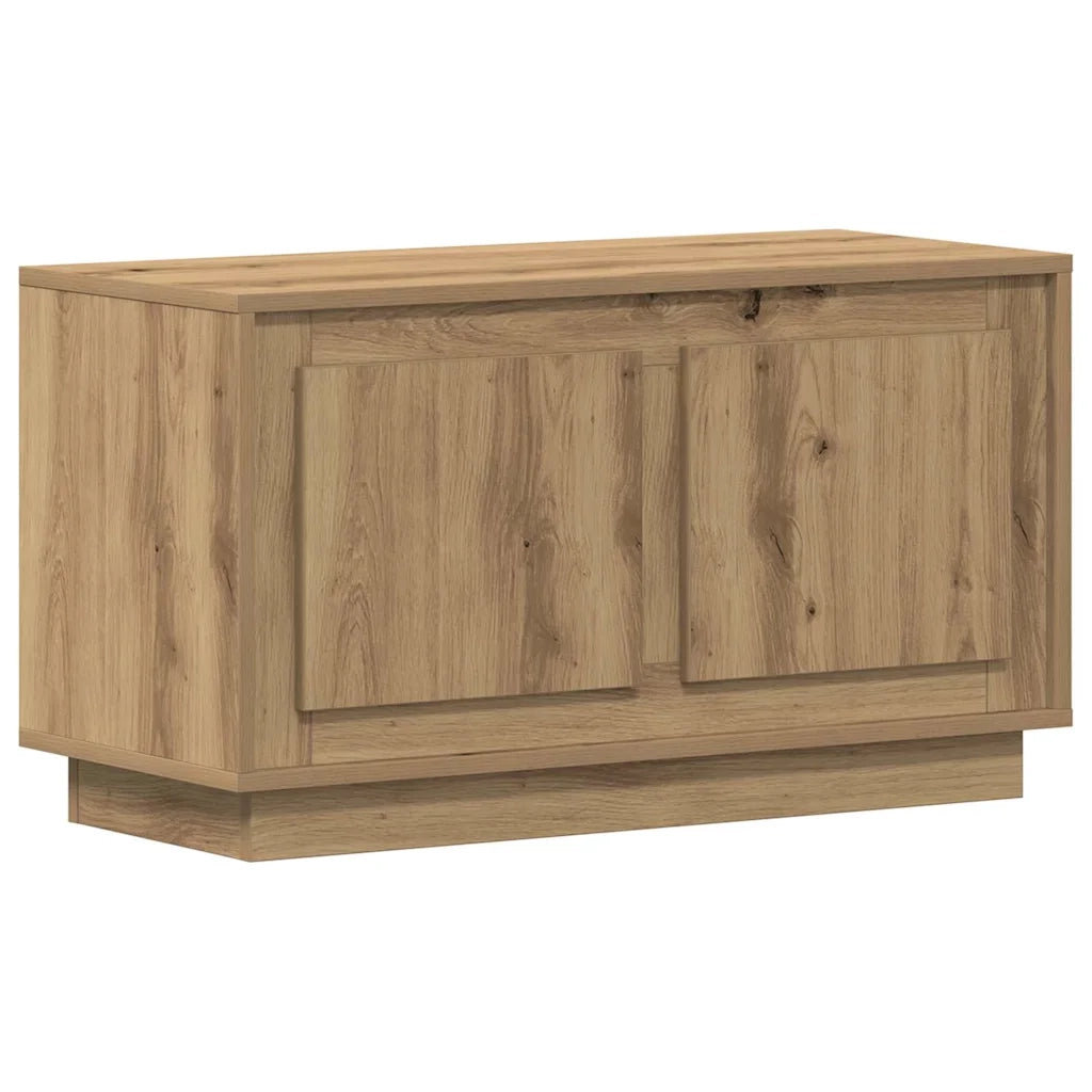 Mobile TV-Credenza per TV-Console TV rovere artigianale 80 x 35 x 45 cm Legno multistrato