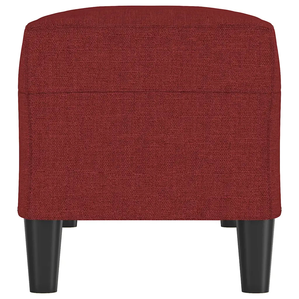 Panca Rosso Vino 100x35x41 cm in Tessuto 349413