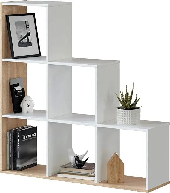 Libreria box 108x28x110h bianco canadian