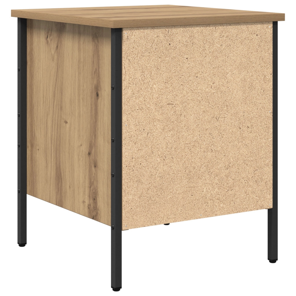 Comodino Artisan Oak 40x42x50 cm Legno Ingegnerizzato